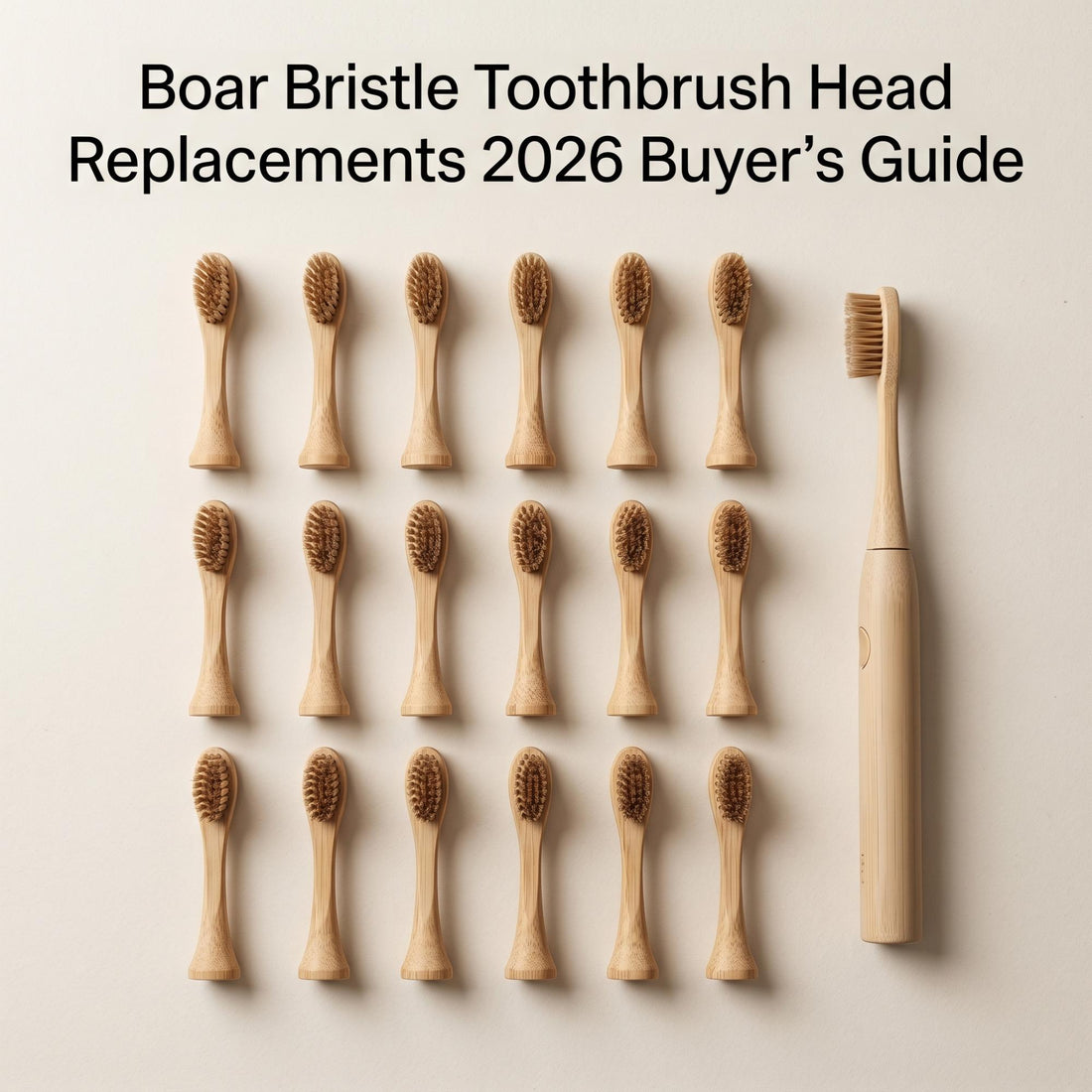 Boar Bristle Toothbrush Head Replacements: 2026 Buyer's Guide