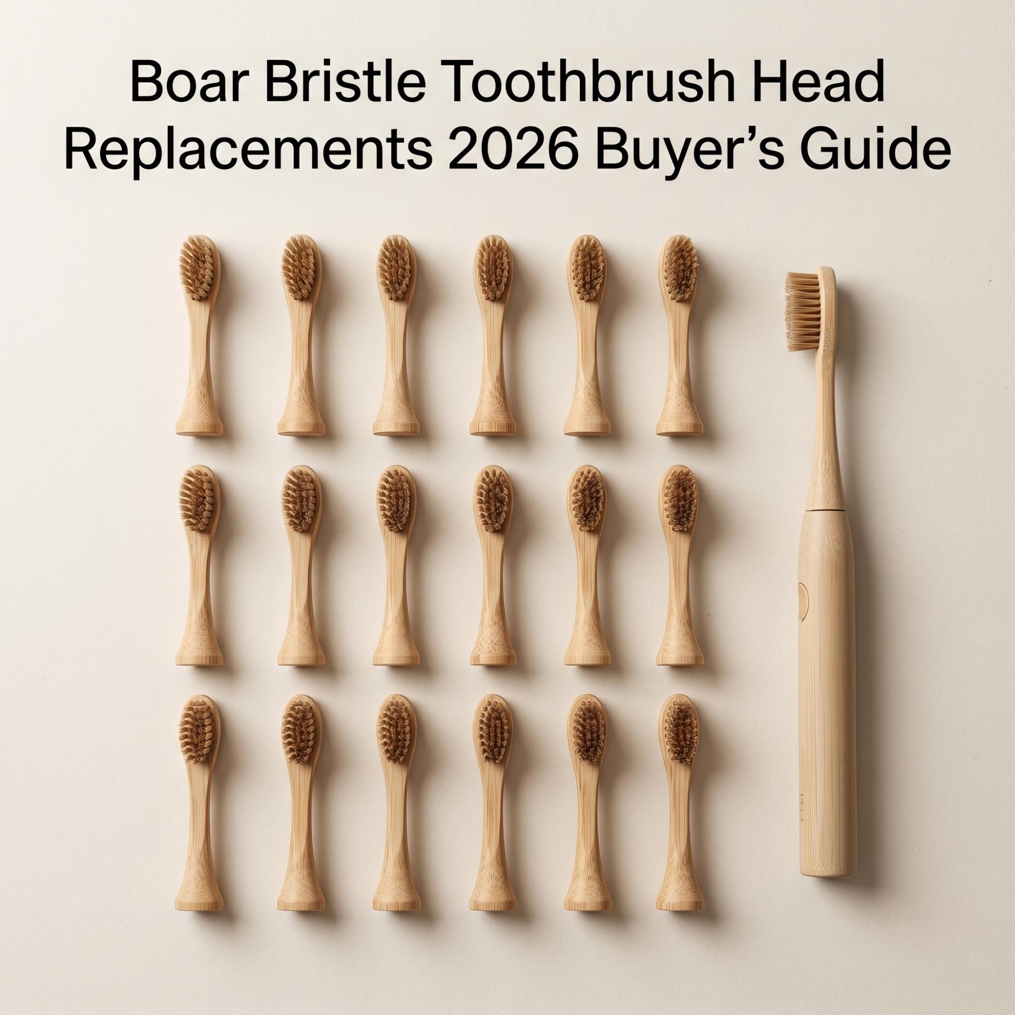 Boar Bristle Toothbrush Head Replacements: 2026 Buyer's Guide